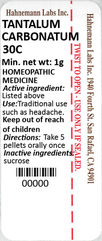 Tantalum Carbonatum 30C 1g - Tantalum Carbonatum 30C 1g